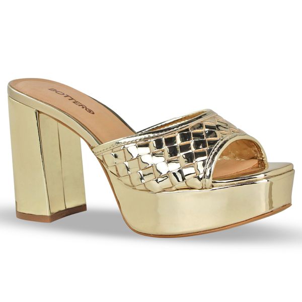 Tamanco Dourado 39
