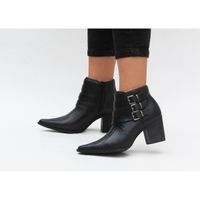Bota Cano Baixo Couro Burnish Marinho - botterobr